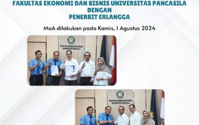 MoA antara Fakultas Ekonomi dan Bisnis Universitas Pancasila dengan Penerbit Erlangga